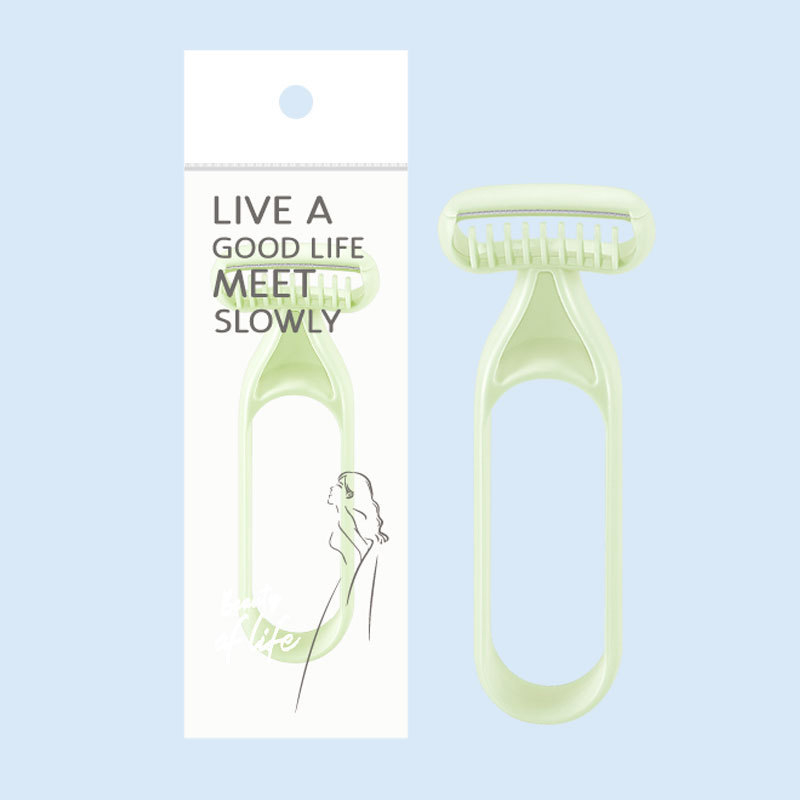 Uzacu griešanas nazis, manuālais skūšanas rīks ar importētu asmeni, korpuss no ABS un nerūsējošā tērauda