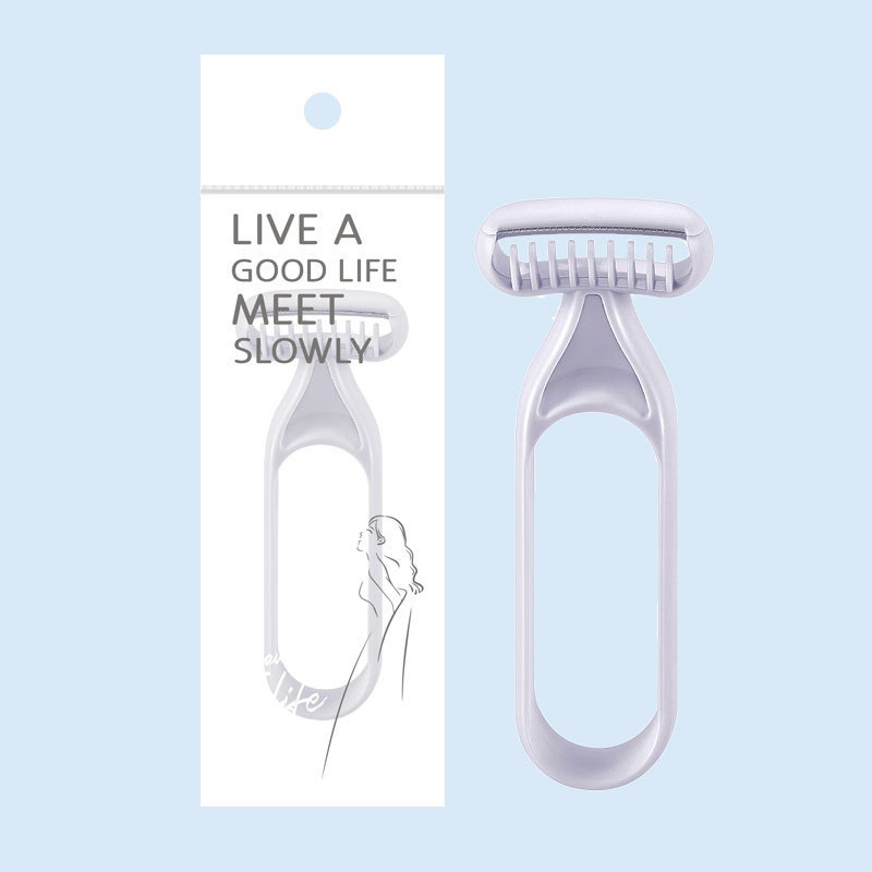 Uzacu griešanas nazis, manuālais skūšanas rīks ar importētu asmeni, korpuss no ABS un nerūsējošā tērauda