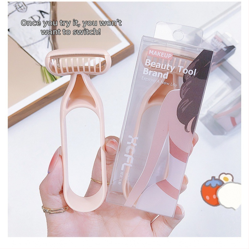 Uzacu griešanas nazis, manuālais skūšanas rīks ar importētu asmeni, korpuss no ABS un nerūsējošā tērauda