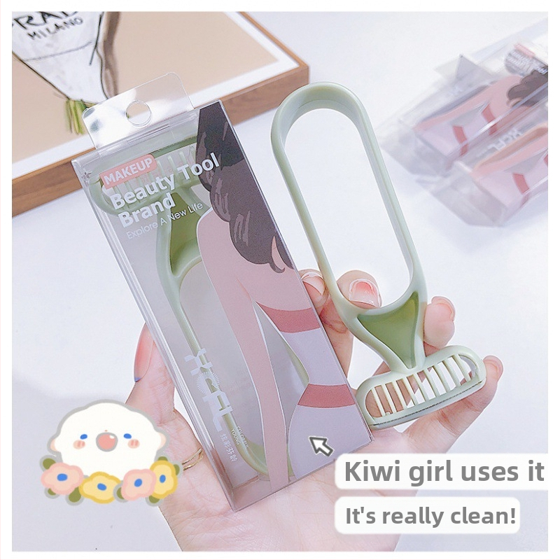 Uzacu griešanas nazis, manuālais skūšanas rīks ar importētu asmeni, korpuss no ABS un nerūsējošā tērauda