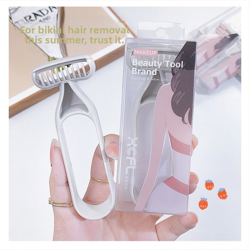 Uzacu griešanas nazis, manuālais skūšanas rīks ar importētu asmeni, korpuss no ABS un nerūsējošā tērauda