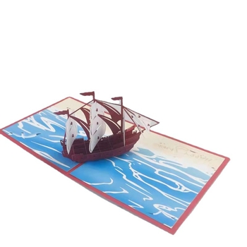 Ευχτήρια κάρτα με λέιζερ χάραξη και 3D ανάγλυφο σχέδιο, χειροποίητη, προσαρμοσμένο λογότυπο, διπλούμενη