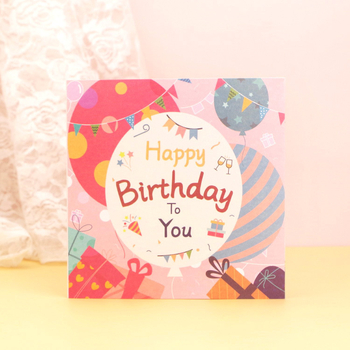 Κάρτα Ευχών 3D pop-up με μπρονζέ και κοπή (Μάρκα: Ruyi Lin; Υλικό: Ειδικό χαρτί; Διαδικασίες: Εκτύπωση, μπρονζέ, κοπή, UV επίστρωση, λαμίνωση; Απλό και μοντέρνο)