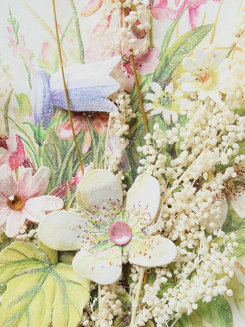 Χειροποίητη ευχετήρια κάρτα με αποξηραμένα λουλούδια, αγροτικού στυλ, για Ευχαριστίες, Χριστούγεννα και Πρωτοχρονιά – κατάλληλη για επιχειρήσεις και γενέθλια