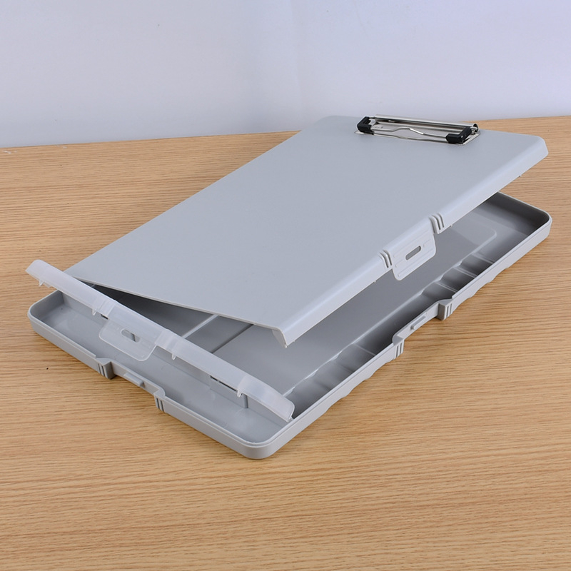 PP anyagú mappa klipekkel, A4 méret, többoldalas szervező, logónyomás elérhető, modell 83001