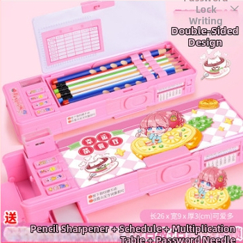 Penar pentru creioane F863, plastic, aproximativ 550 g, autorizare IP: animație joc (IP nume: Y·TIN), personalizare și imprimare a logo-ului disponibile