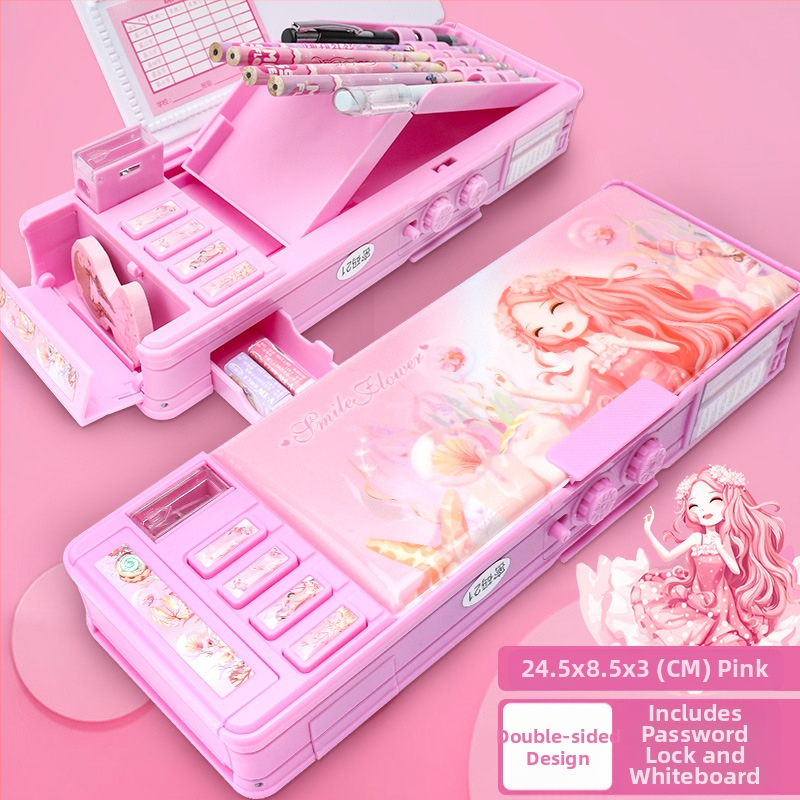 Penar pentru creioane F863, plastic, aproximativ 550 g, autorizare IP: animație joc (IP nume: Y·TIN), personalizare și imprimare a logo-ului disponibile