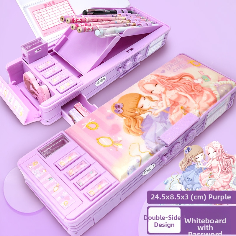 Penar pentru creioane F863, plastic, aproximativ 550 g, autorizare IP: animație joc (IP nume: Y·TIN), personalizare și imprimare a logo-ului disponibile