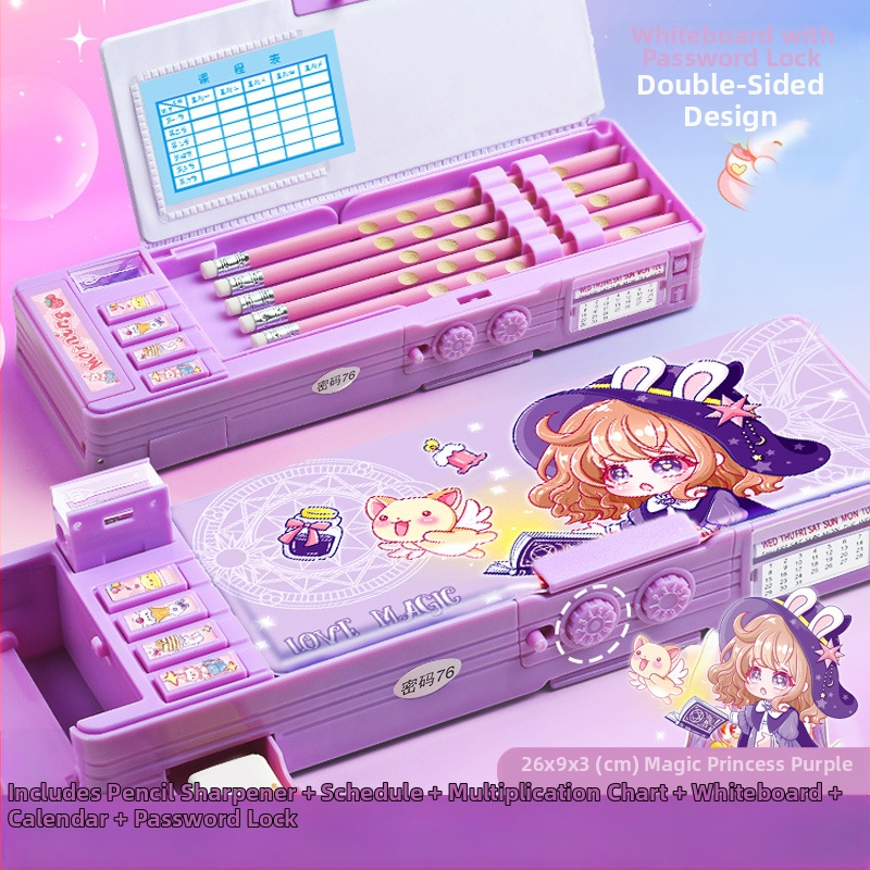 Penar pentru creioane F863, plastic, aproximativ 550 g, autorizare IP: animație joc (IP nume: Y·TIN), personalizare și imprimare a logo-ului disponibile