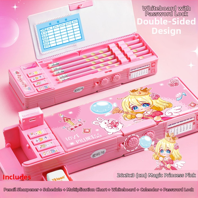 Penar pentru creioane F863, plastic, aproximativ 550 g, autorizare IP: animație joc (IP nume: Y·TIN), personalizare și imprimare a logo-ului disponibile