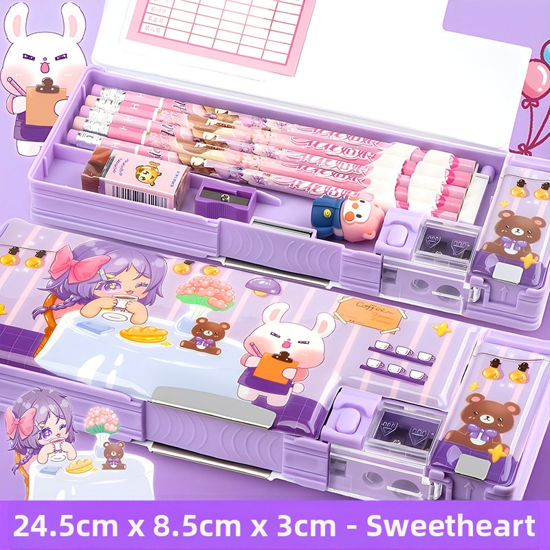 Penar pentru creioane F863, plastic, aproximativ 550 g, autorizare IP: animație joc (IP nume: Y·TIN), personalizare și imprimare a logo-ului disponibile