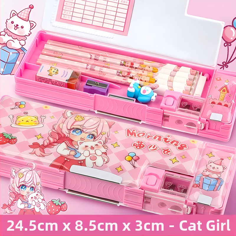 Penar pentru creioane F863, plastic, aproximativ 550 g, autorizare IP: animație joc (IP nume: Y·TIN), personalizare și imprimare a logo-ului disponibile