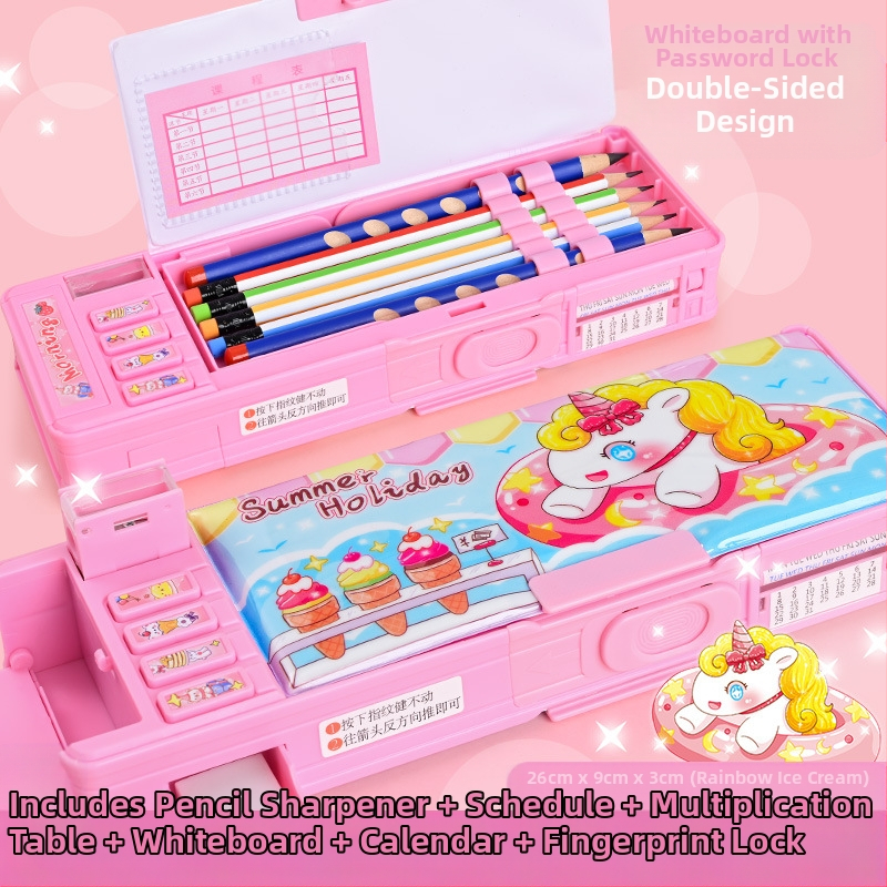 Penar pentru creioane F863, plastic, aproximativ 550 g, autorizare IP: animație joc (IP nume: Y·TIN), personalizare și imprimare a logo-ului disponibile