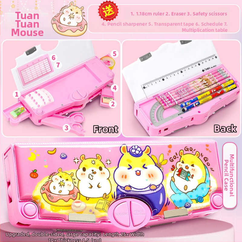 Penar pentru creioane F863, plastic, aproximativ 550 g, autorizare IP: animație joc (IP nume: Y·TIN), personalizare și imprimare a logo-ului disponibile