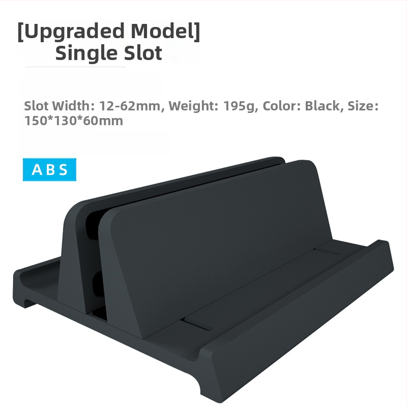 Suport vertical pentru laptop, aliaj de aluminiu, 546 g, potrivit pentru majoritatea notebook-urilor, tip masă