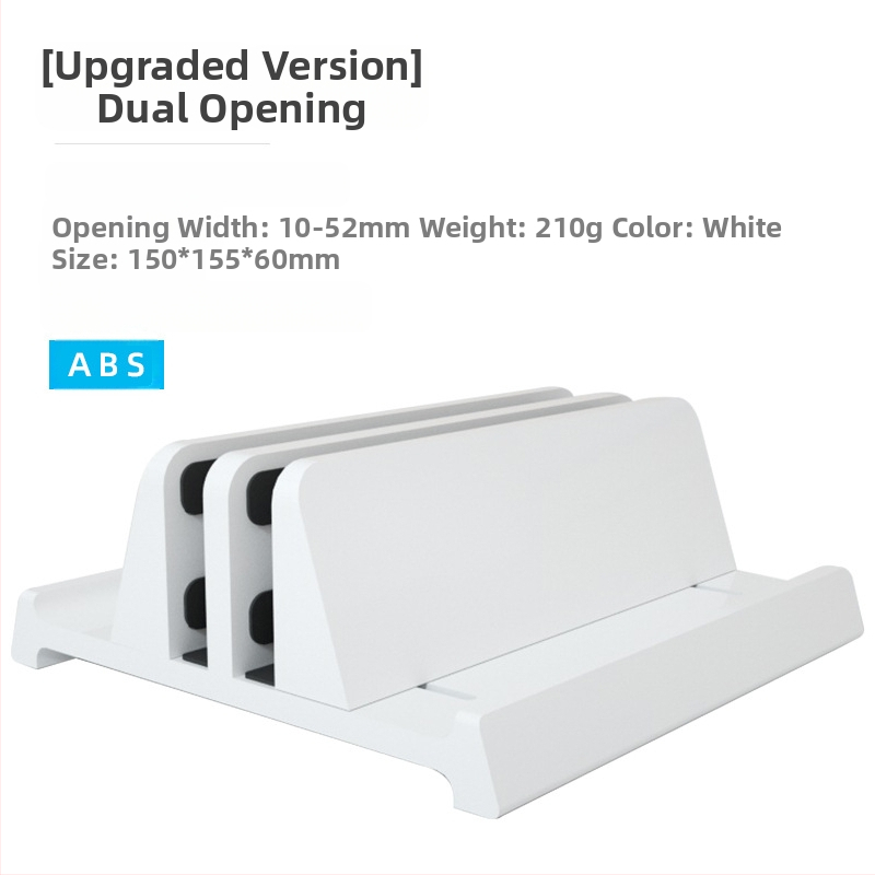 Suport vertical pentru laptop, aliaj de aluminiu, 546 g, potrivit pentru majoritatea notebook-urilor, tip masă