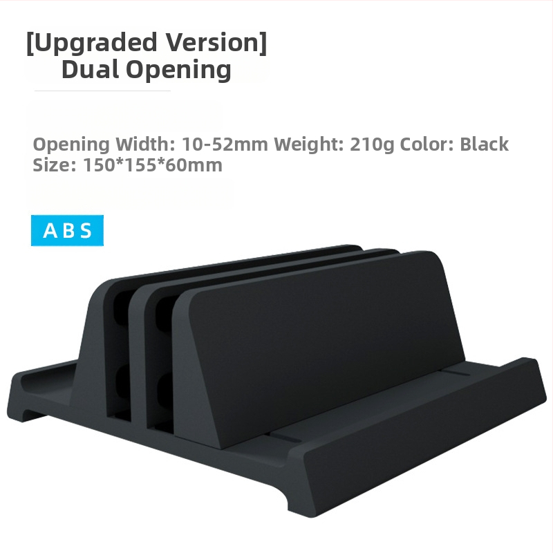 Suport vertical pentru laptop, aliaj de aluminiu, 546 g, potrivit pentru majoritatea notebook-urilor, tip masă