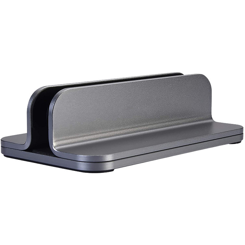 Suport vertical pentru laptop, aliaj de aluminiu, 546 g, potrivit pentru majoritatea notebook-urilor, tip masă