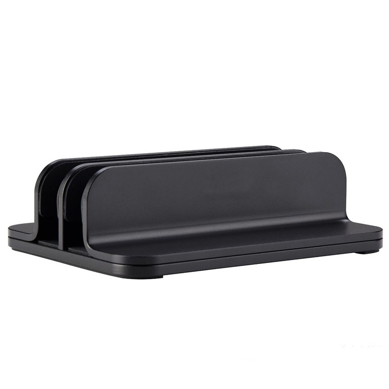 Suport vertical pentru laptop, aliaj de aluminiu, 546 g, potrivit pentru majoritatea notebook-urilor, tip masă