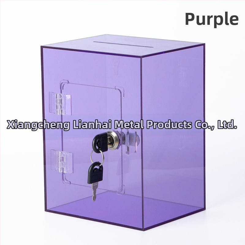 Prozirni akrilni štednjak s ključem, kuboidnog oblika i prilagodljivim logotipom