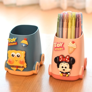 Θήκη στυλό για παιδιά — Καρτούν γραφικό γραφείο οργάνωσης, Μεγάλη χωρητικότητα, Υλικό PP, Εισαγόμενο, IP Αδειοδότηση