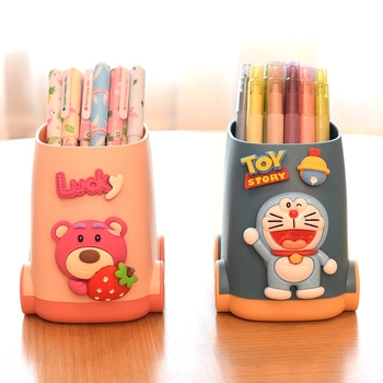 Θήκη στυλό για παιδιά — Καρτούν γραφικό γραφείο οργάνωσης, Μεγάλη χωρητικότητα, Υλικό PP, Εισαγόμενο, IP Αδειοδότηση