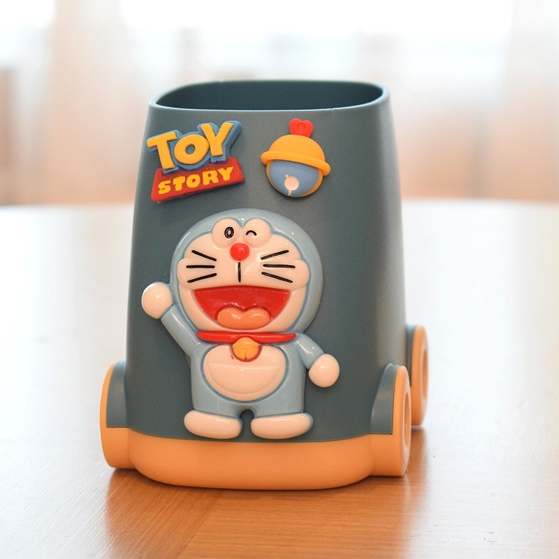 Držač olovaka za djecu — crtani dizajnerski stolni organizator, velika zapremina, PP materijal, uvoz, IP dozvola