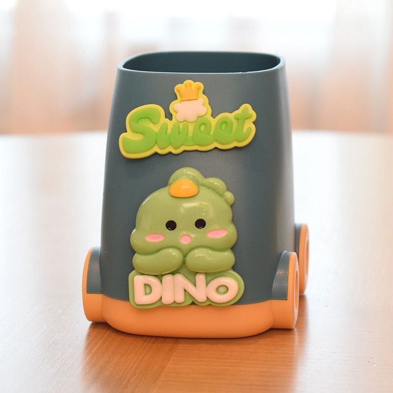 Držač olovaka za djecu — crtani dizajnerski stolni organizator, velika zapremina, PP materijal, uvoz, IP dozvola