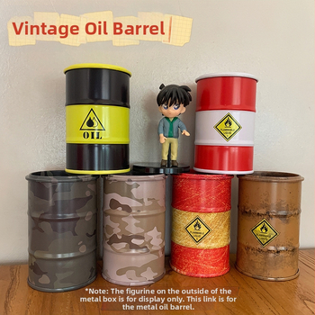 Metalinė stalų laikymo dėžutė iš cinko lakštų, 18 L talpa, su išspausdintu logotipu, skirta organizavimui automobilyje, miegamajame ir ant stalo