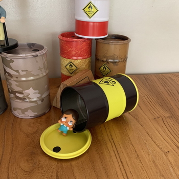 Μεταλλικό επιτραπέζιο κουτί αποθήκευσης από λαμαρίνα, χωρητικότητας 18 L, με δυνατότητα εκτύπωσης λογοτύπου, κατάλληλο για αυτοκίνητο, υπνοδωμάτιο και γραφείο