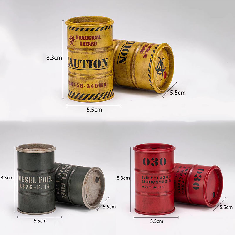 Metalinė stalų laikymo dėžutė iš cinko lakštų, 18 L talpa, su išspausdintu logotipu, skirta organizavimui automobilyje, miegamajame ir ant stalo