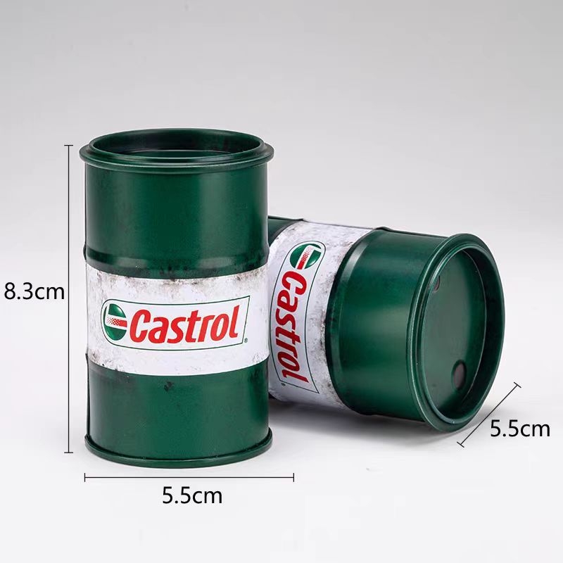 Metalinė stalų laikymo dėžutė iš cinko lakštų, 18 L talpa, su išspausdintu logotipu, skirta organizavimui automobilyje, miegamajame ir ant stalo