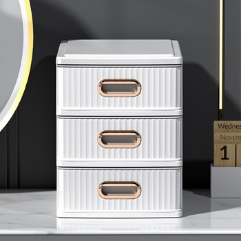 Επιτραπέζιο κουτί αποθήκευσης, ανθεκτικό στη σκόνη, από πλαστικό PP, χωρητικότητας 12 L, κατάλληλο για κάλτσες, γραφική ύλη και καλλυντικά