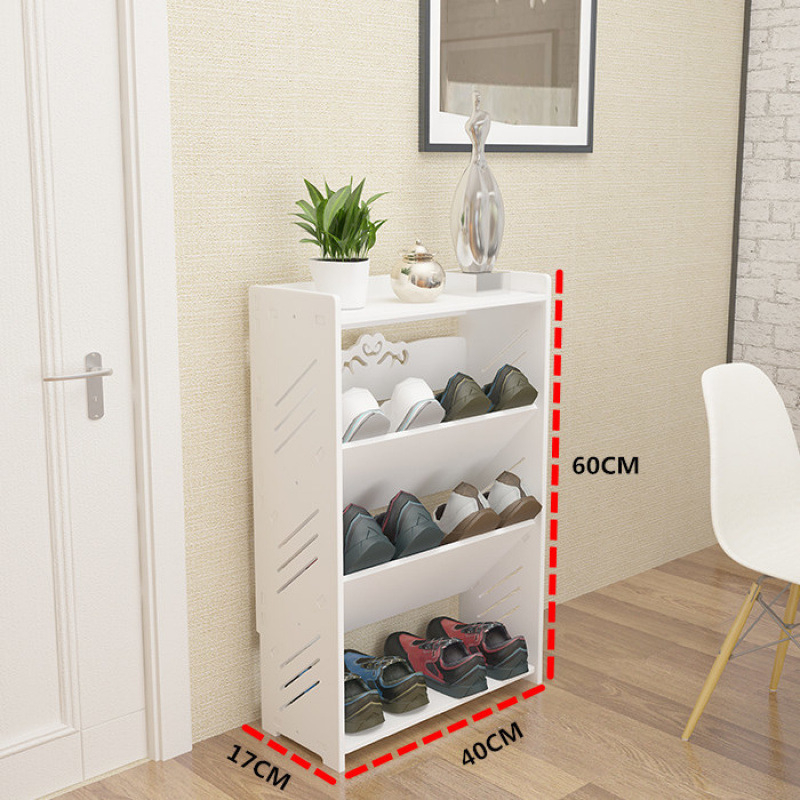 Bejárati ajtóhoz való többemeletes cipőállvány, műanyagból, modell 12, hely 41, vízálló és penészálló, testreszabható a tervekkel összhangban