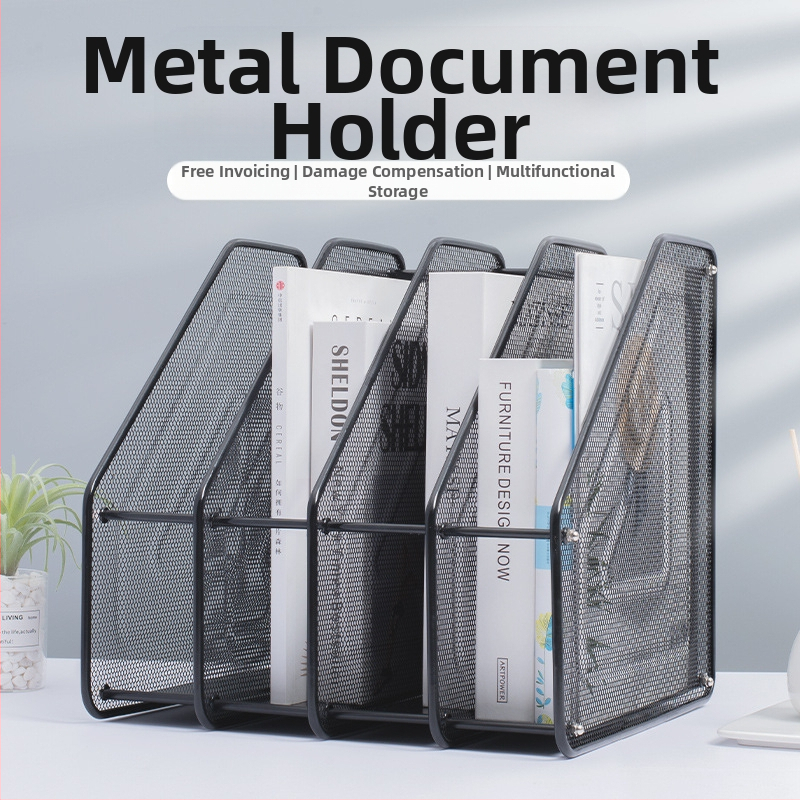 Метален държач за файлове – настолен, четирикратно сглобяем, модел Quadruple Assembly