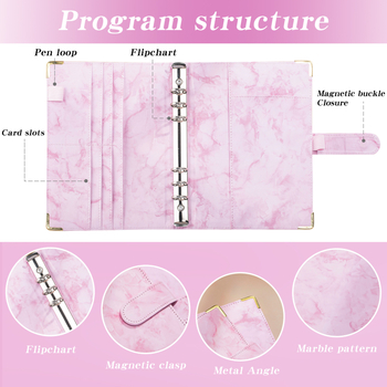 Σημειωματάριο με εξωτερική επένδυση συνθετικού δέρματος, δέσιμο με αποσπώμενα φύλλα, εσωτερικό Daolin χαρτί, βάρος χαρτιού: άλλο, στυλ: δημιουργικό ρεύμα