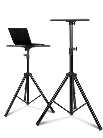 Стойка за лаптоп със безжично зареждане, регулируема по височина и сгъваема, за употреба на открито