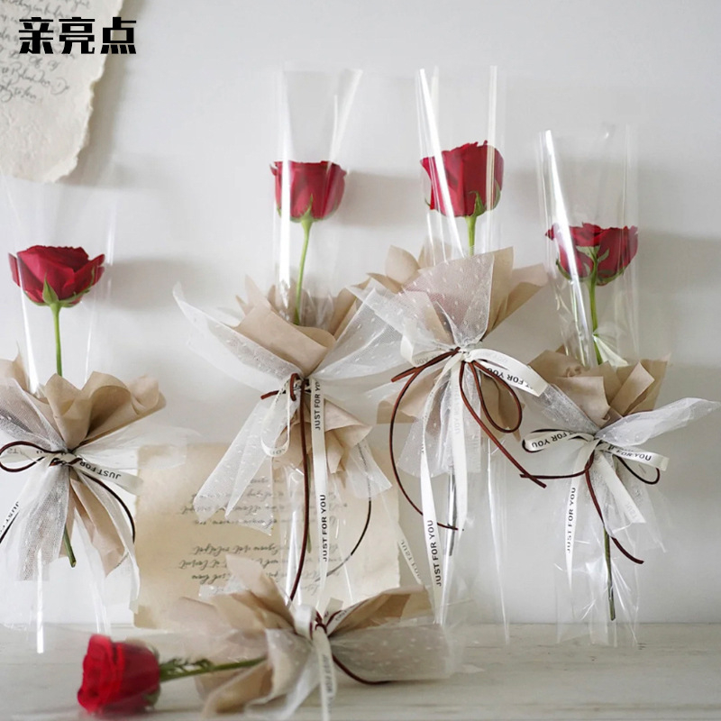 Hârtie de ambalaj floral, liner de hârtie, impermeabilă și înveliș detașabil pentru buchete, 30×30 cm, 40 de foi pe pachet, model HJ10CQSNNMB-01, culori diverse