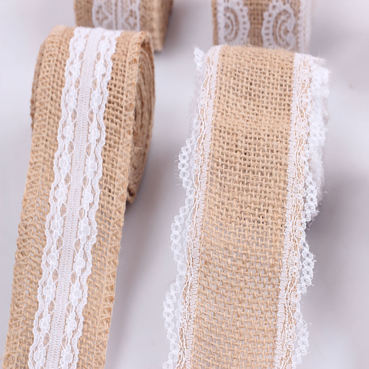 Rolă de dantelă din iută pentru proiecte DIY - Bandă de dantelă pentru îmbrăcăminte - Zhenyue Accessories