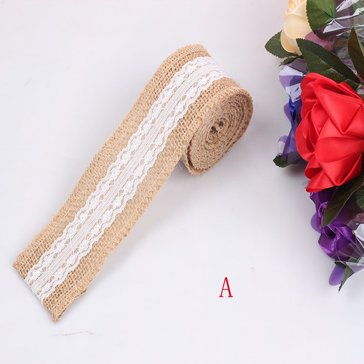 Rolă de dantelă din iută pentru proiecte DIY - Bandă de dantelă pentru îmbrăcăminte - Zhenyue Accessories