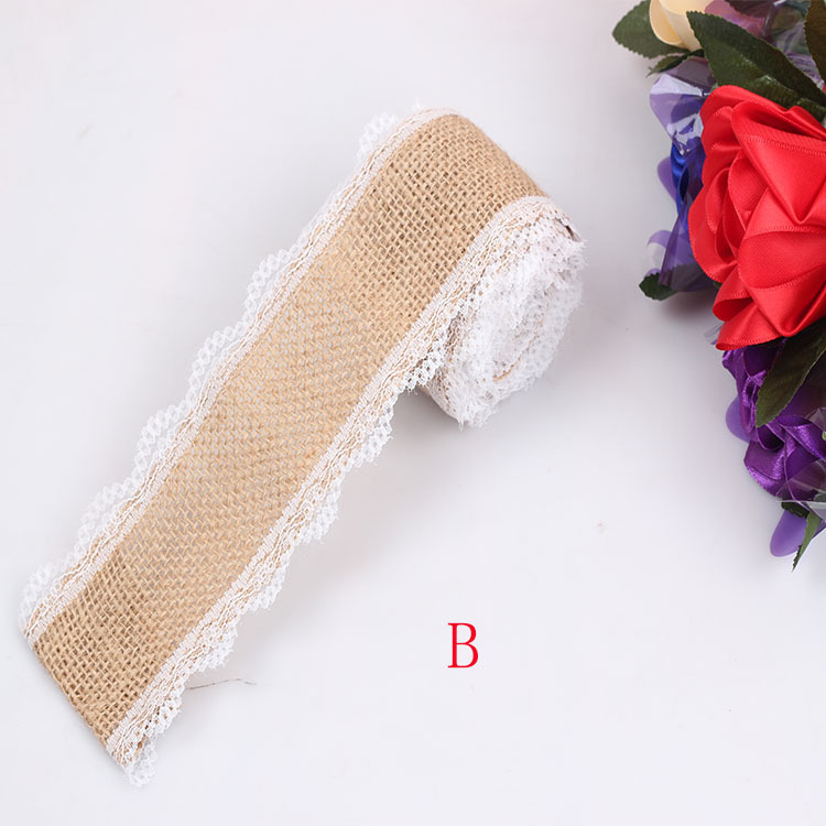 Rolă de dantelă din iută pentru proiecte DIY - Bandă de dantelă pentru îmbrăcăminte - Zhenyue Accessories