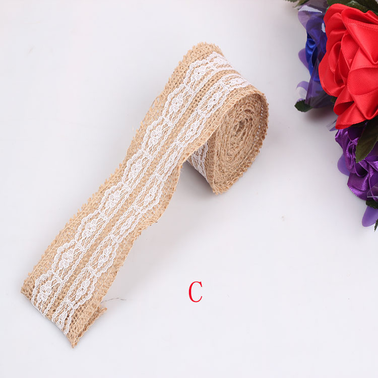 Rolă de dantelă din iută pentru proiecte DIY - Bandă de dantelă pentru îmbrăcăminte - Zhenyue Accessories