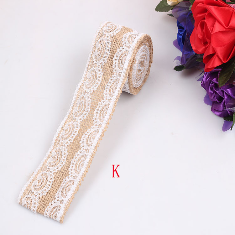 Rolă de dantelă din iută pentru proiecte DIY - Bandă de dantelă pentru îmbrăcăminte - Zhenyue Accessories