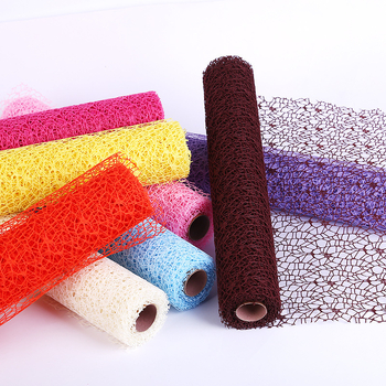 Mullinsen – κουρτίνα διακόσμησης για νηπιαγωγείο – ύφασμα με κορδέλα και δίχτυ για φόντο τοίχου