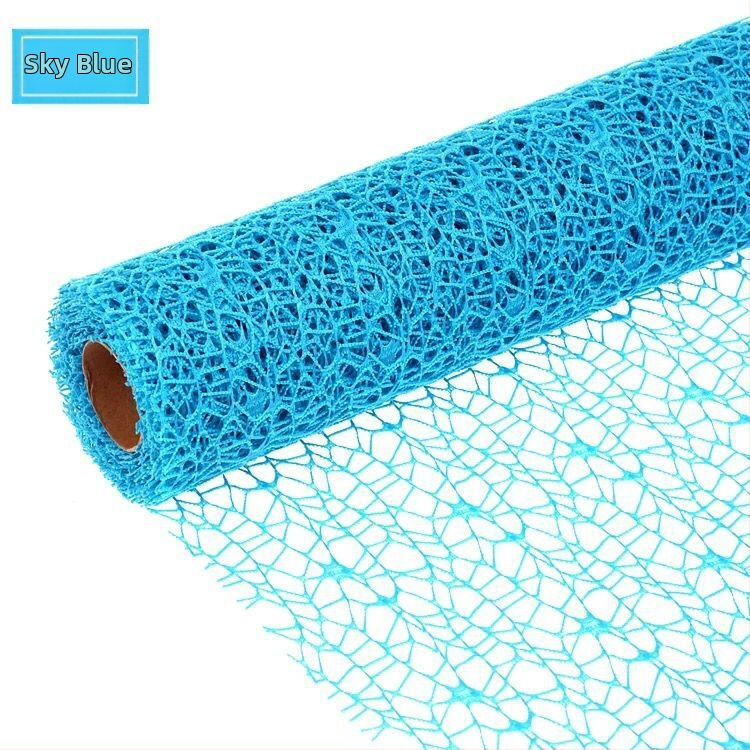 Mullinsen – óvodai dekoratív függöny, textil szalagból készült hálós hátfal dekoráció