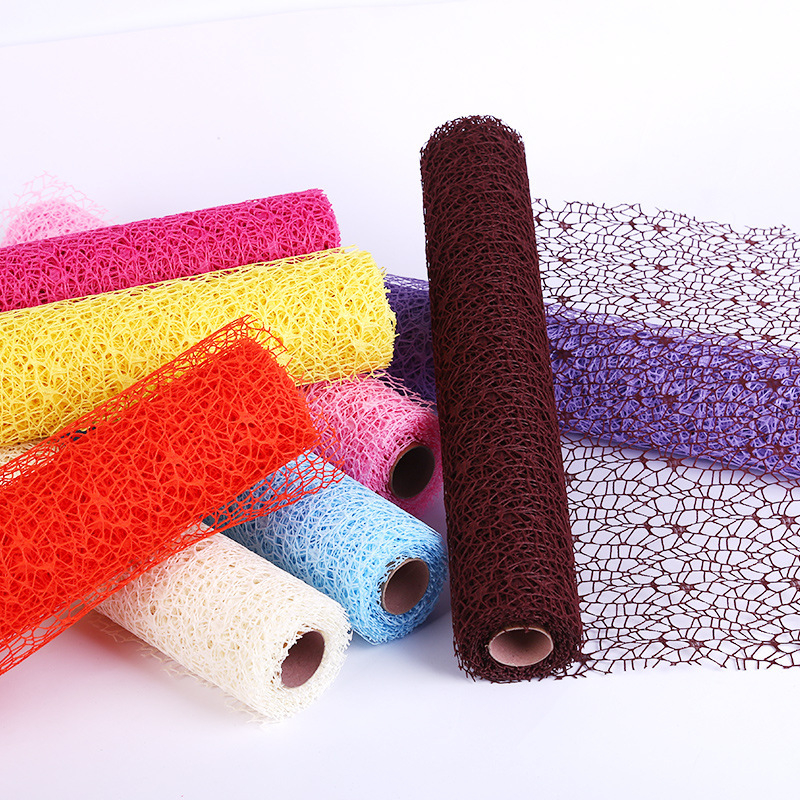 Mullinsen – óvodai dekoratív függöny, textil szalagból készült hálós hátfal dekoráció