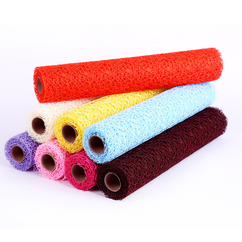 Mullinsen – óvodai dekoratív függöny, textil szalagból készült hálós hátfal dekoráció