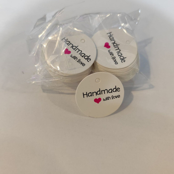 Hangtag Ημέρας του Αγίου Βαλεντίνου – κενή κάρτα ευχών από Kraft χαρτί, offset εκτύπωση, 100 φύλλα ανά σετ, προσαρμόσιμη