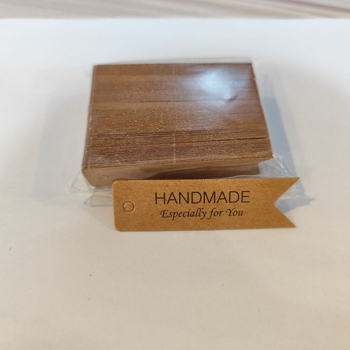 Hangtag Ημέρας του Αγίου Βαλεντίνου – κενή κάρτα ευχών από Kraft χαρτί, offset εκτύπωση, 100 φύλλα ανά σετ, προσαρμόσιμη