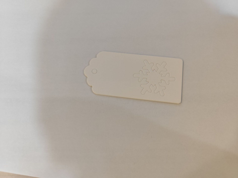 Хангтаг за Свети Валентин – картичка за пожелания от крафт хартия, офсетен печат, 100 листа в пакет, персонализирана